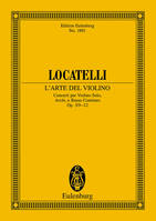 Vol. 3, L'Arte del Violino, Concertos n° 9-12. Vol. 3. op. 3. violin and orchestra. Partition d'étude.