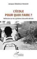 L'école pour quoi faire ?, Réflexion sur les systèmes éducatifs dérivés