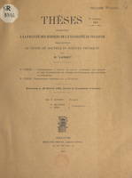 Contribution à l'étude du calcul numérique des champs et des trajectoires en optique électronique des systèmes cylindriques, Suivi de Propositions données par la Faculté : recherches récentes concernant les applications du calcul matriciel aux réseaux ...