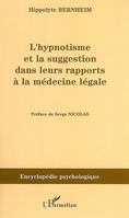 L'hypnotisme et la suggestion dans leurs rapports à la médecine légale (1897), 1897