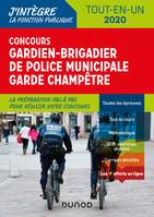 Concours Gardien-brigadier de police municipale - Garde champêtre - 2020, Tout-en-un - Concours 2020
