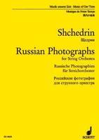 Russian Photographs, Russische Photographien. string orchestra. Partition d'étude.