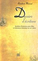 Devoirs d'écriture, Modèles d'histoires pour filles et littérature féminine au XIXe siècle