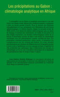 Les précipitations au Gabon : climatologie analytique en Afrique, climatologie analytique en Afrique