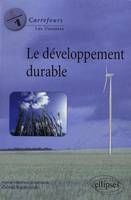 Le développement durable