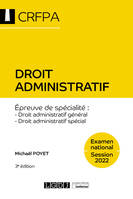 Droit administratif, Épreuve de spécialité