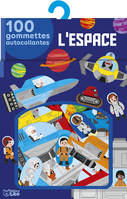 L'espace : 100 gommettes autocollantes