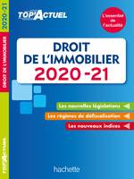 Droit de l'immobilier, 2020-2021