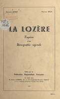 La Lozère, Esquisse d'une monographie régionale