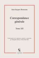 12, Correspondance générale de J.-J. Rousseau, Octobre 1764-février 1765