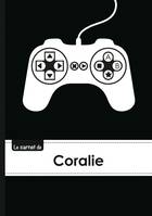 Le carnet de Coralie - Lignes, 96p, A5 - Manette jeu vide´o