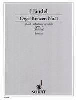 Organ Concerto No. 11 G Minor, op. 7/5. HWV 310. Organ, 2 Oboes, Bassoon and Strings. Partition.