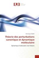 Théorie des perturbations canonique et dynamique moléculaire, Dynamique moléculaire non-linéaire