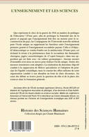 L'enseignement et les sciences, Les politiques de l'éducation en France au début du XXe siècle