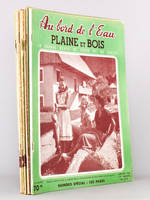 Au bord de l'eau - Plaine et bois , la grande revue de pêche et de chasse , Année 1954 ( lot de 10 numéros, du n° 210 de janvier au n° 221 de décembre, sauf n° 217 et 218 )