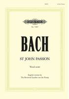 St. John Passion BWV 245 - English Vocal Score