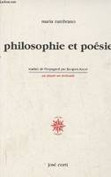 Philosophie et poésie