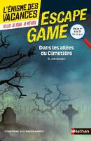 L'énigmes des vacances, escape game, 57, Dans les allées du cimetière, De la 4e à la 3e, 13-14 ans