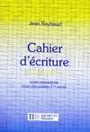 Cahier d'écriture CP/CE1 - Ed.1987, cours préparatoire, cours élémentaire 1re année