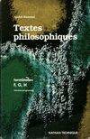 Textes philosophiques Terminales F, G, H, classes terminales F, G, H