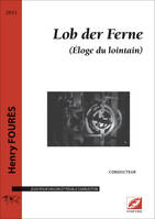 Lob der Ferne (version pour violon, conducteur), partition pour violon et pédale charleston