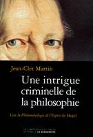 Une intrigue criminelle de la philosophie, lire la 