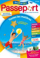 Passeport du CP au CE1, 6-7 ans / toutes les matières