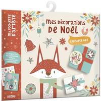 Mes décoration de noël - en paper art