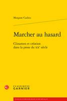 Marcher au hasard, Clinamen et création dans la prose du XXe siècle