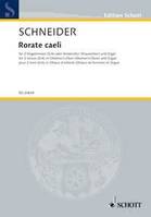 Rorate caeli, 2 voices (S/A) or children's choir (female choir) and organ.
