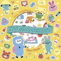 250 autocollants - Vive l'école