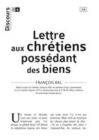 Lettre aux chrétiens possédant des biens