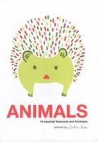 Animals Note Cards Artwork by Julia Kuo: 16 Assorted Notecards and Envelopes /anglais