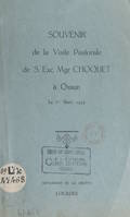 Souvenir de la visite pastorale de S. Exc. Mgr Choquet à Ossun, le 1er mars 1939