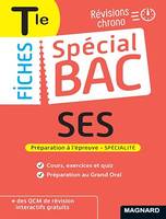 Spécial Bac Fiches SES Tle Bac 2024, Tout le programme en 59 fiches, cours ultra-visuel, schémas-bilans, exercices, quiz et Grand oral