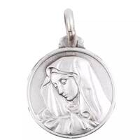 MEDAILLE ARGENT VIERGE AU VOILE 16MMS 2.58G