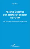 Antonio Guterres au Secrétariat général de l'ONU, Les attentes impatientes de l'Afrique