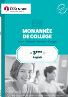 Mon année de collège 3ème - Anglais, Cours - Méthode - Exercices - Corrigés