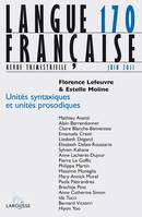 Langue française nº 170 (2/2011)