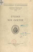 Études sur Goethe