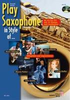 Play Saxophone in Style of ..., ... John Handy, Candy Dulfer, Pharoah Sanders, Jan Garbarek, Maceo Parker und Manu Dibango. alto saxophone in Eb.