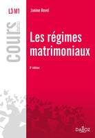 Les régimes matrimoniaux - 8e éd.