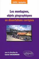 Les montagnes, objet géographique en dissertations corrigés