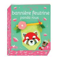 Bannière panda roux - mini coffret avec accessoires