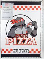 TORTUES NINJA - PACK 4 FIGURINES 13CM DANS UNE BOITE A PIZZA