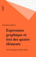 Expression graphique et test des quatre éléments, test du paysage d'André Arthus