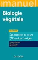 Mini Manuel de Biologie végétale - 3e éd., Cours + QCM