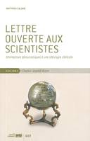 Lettre Ouverte Aux Scientistes, Alternatives Démocratiques a Une...