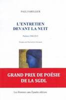 L'Entretien devant la nuit, Poèmes 1968-2013