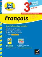 Français 3e Spécial brevet, cahier de révision et d'entraînement